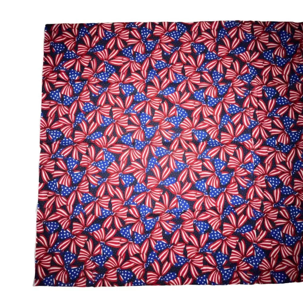 New Faye Liverman Burgos Marcos Brothers Patriotic Material Fabric .9 Yard